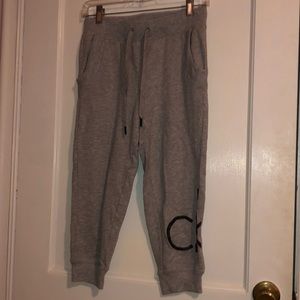 NWOT Calvin Klein Cropped Sweatpants